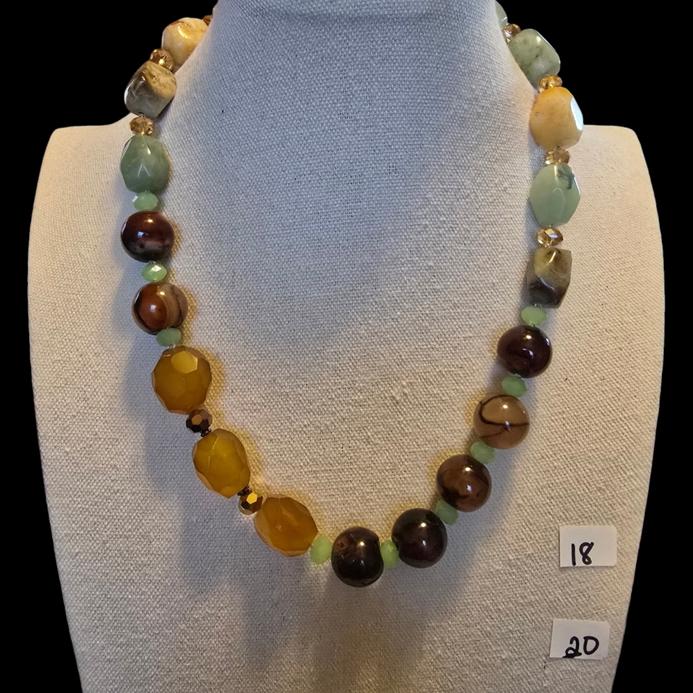 Sea Glass Crystal golden colors